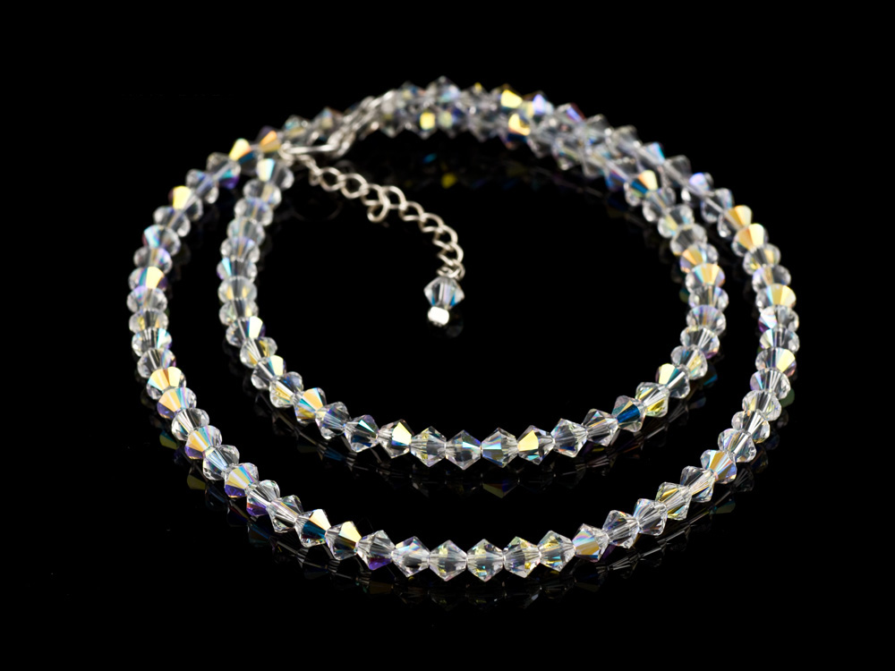 Strieborný náhrdelník AB SWAROVSKI Engelke