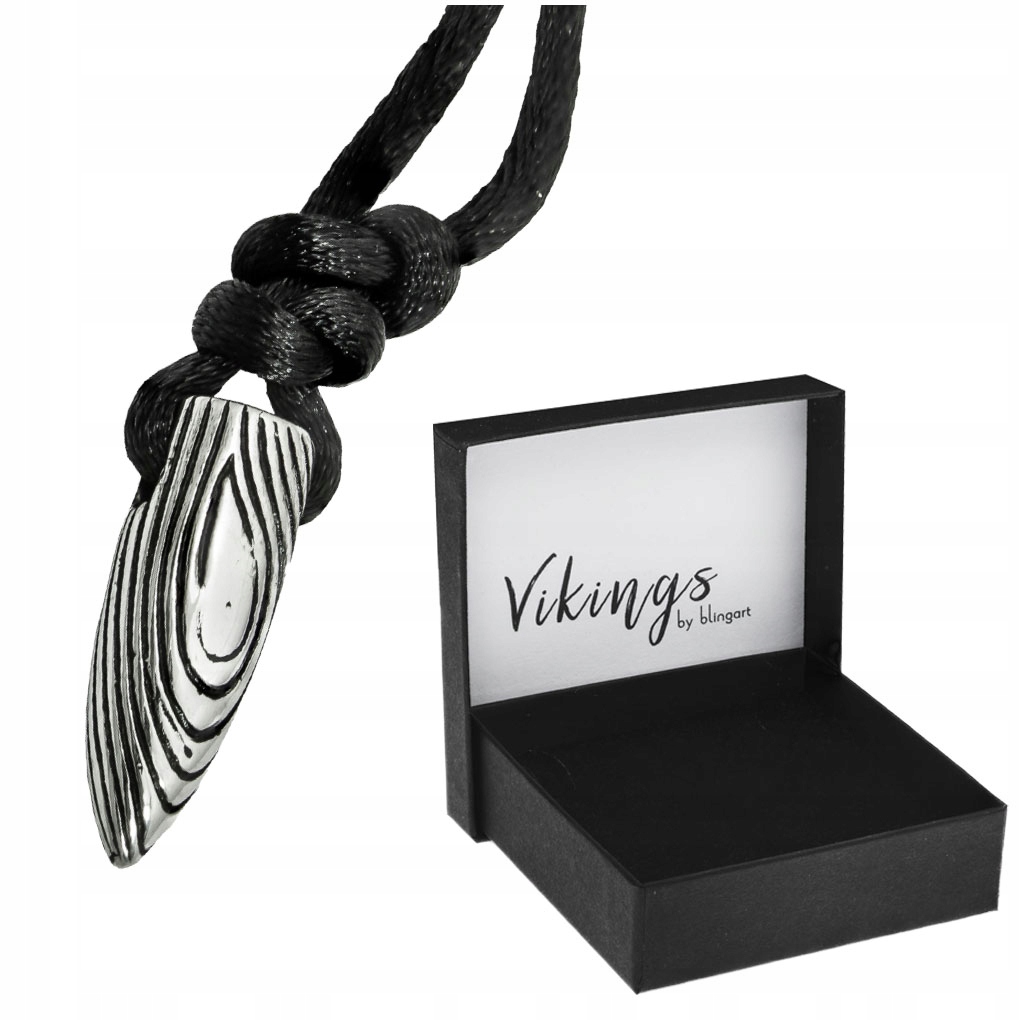 Viking náhrdelník kieł oceľ 316l Vikings String