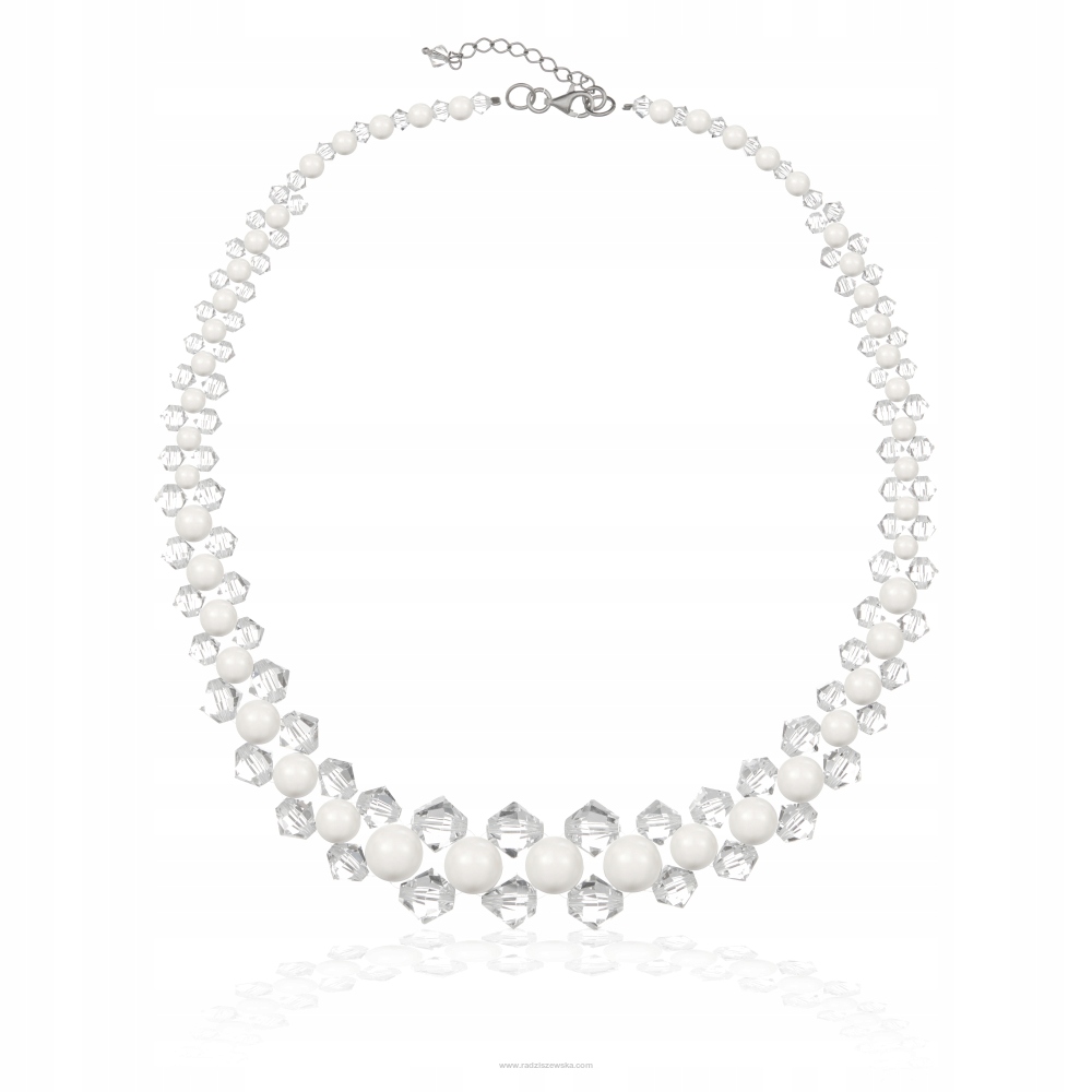 Náhrdelník s kryštálmi a perlami SWAROVSKI