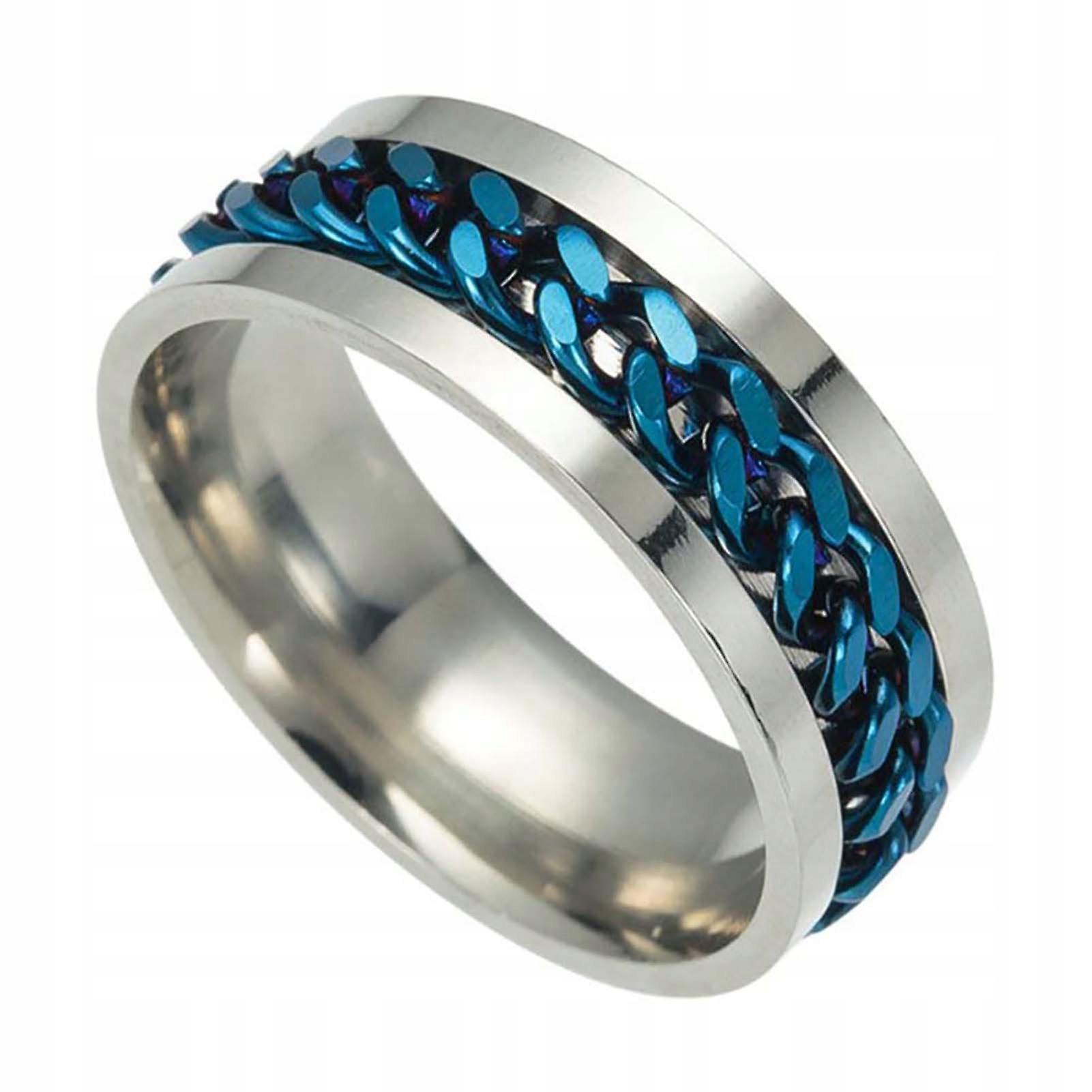 Blue US 7-lan-lach Rotatble Jewelry Glow