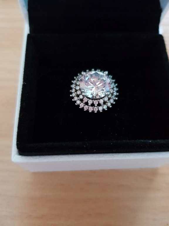 Nový elegantný strieborný prsteň 16