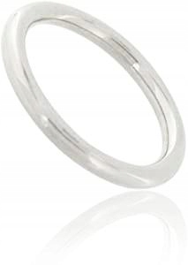 Svadobný prsteň 22,3 mm šírka 2,5 mm zlato 375 9 ct