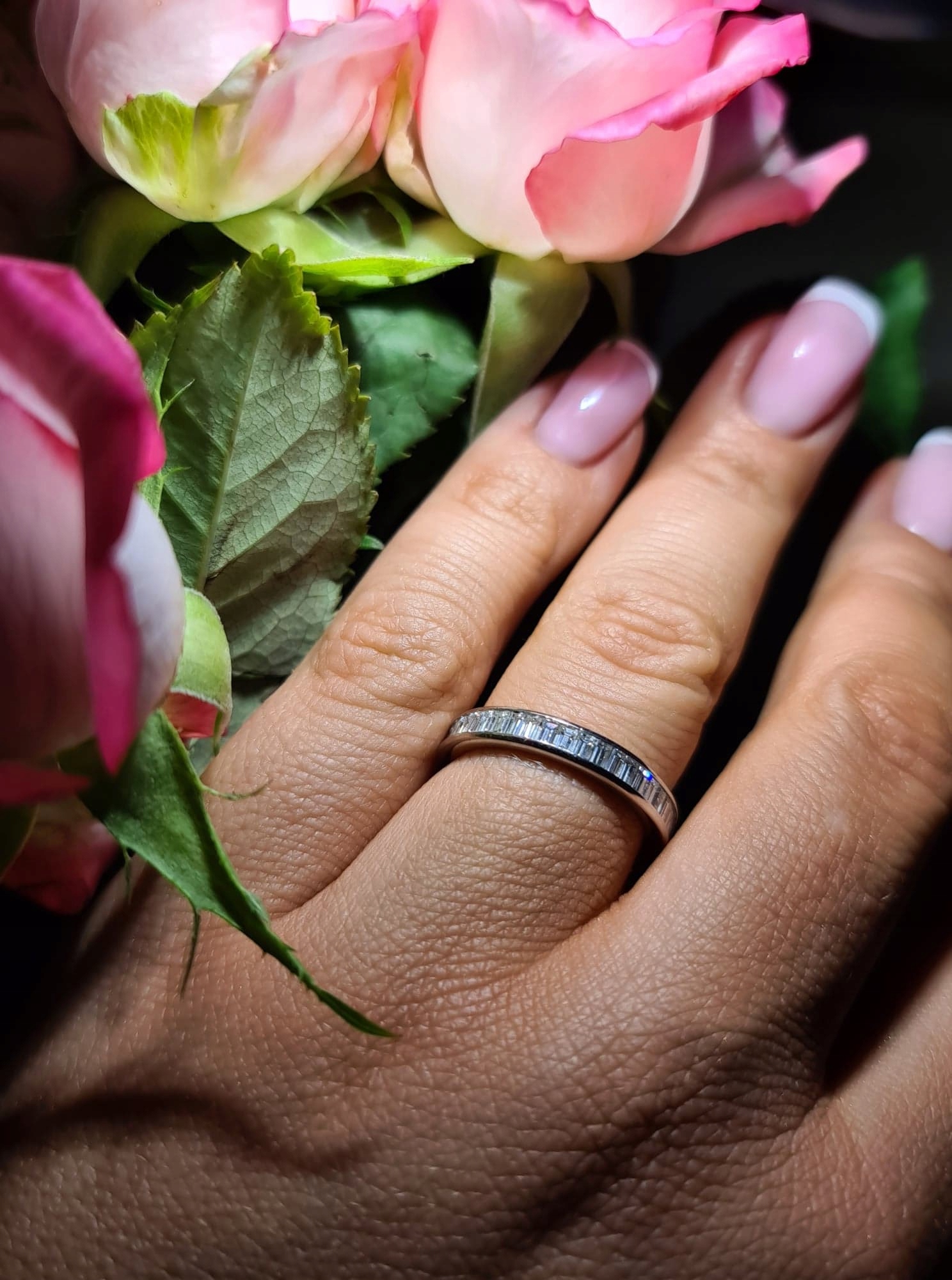 BAGUETTE DIAMOND WING RING ROCK KOLO 2.14CT VS