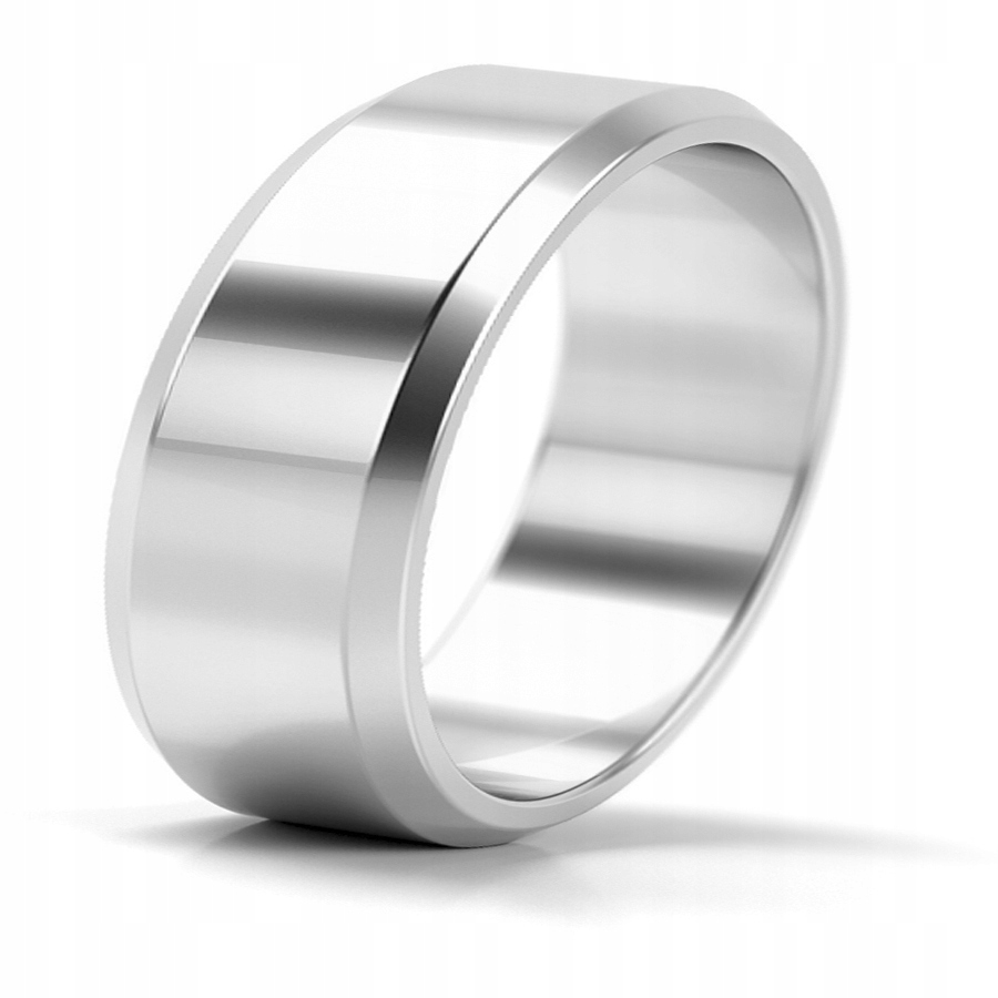 SVADOBNÉ PRSTENE BIELE KORÁLKY 8MM 585 KRF / B