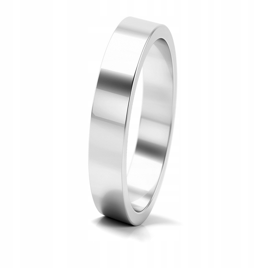 BIELE PLOCHÉ SVADOBNÉ PRSTENE 3,5MM 333 KRP / B