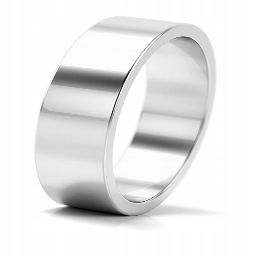 BIELE PLOCHÉ SVADOBNÉ PRSTENE 7,5 MM 333 KRP / B