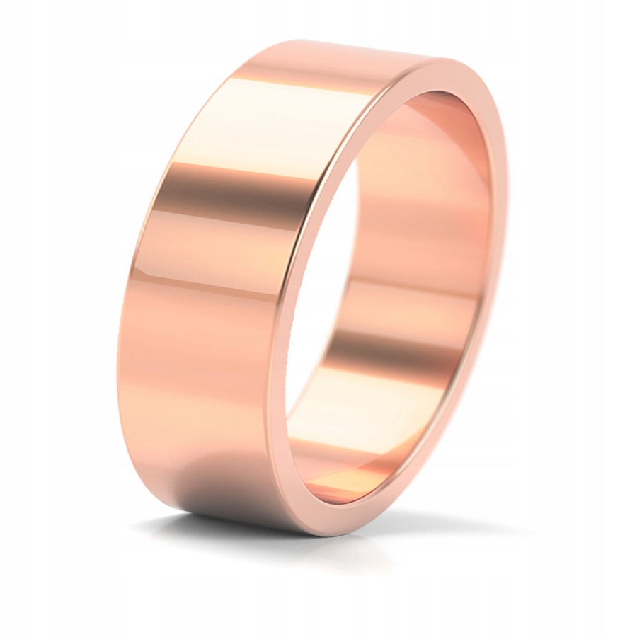 RUŽOVÉ SVADOBNÉ PRSTENE 6,5 MM 585 KRP / R