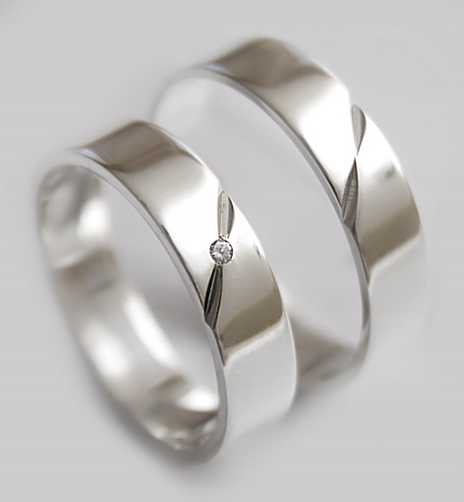 Strieborné prstene pr. 925 5 mm zirkónia sada