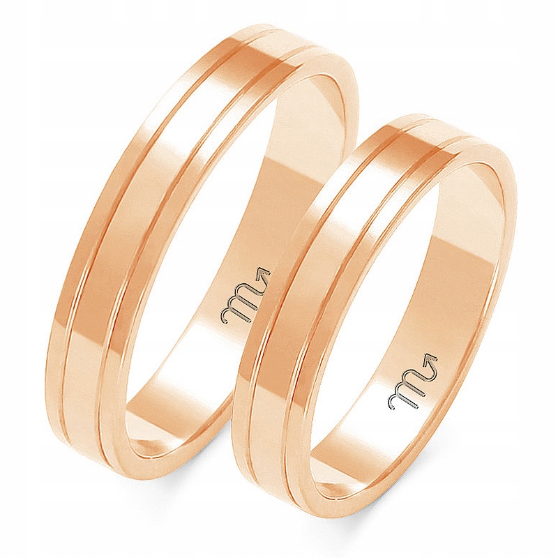 14K 4mm zlaté krúžky a A-203