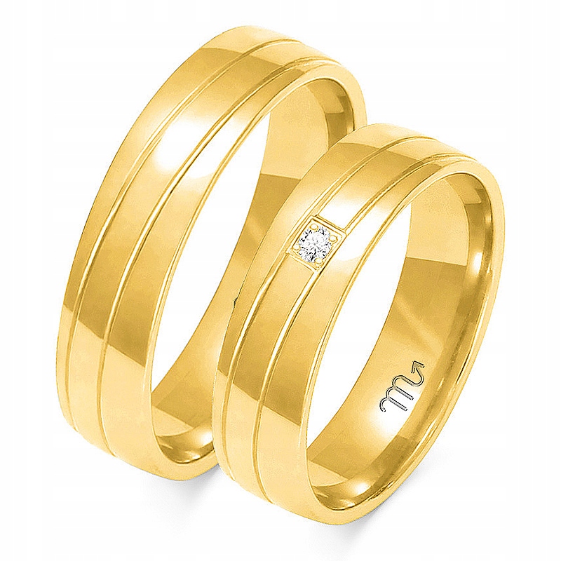 14K 5,5 mm ZLATÉ RÁMY ZIRKÓN id. OE-219
