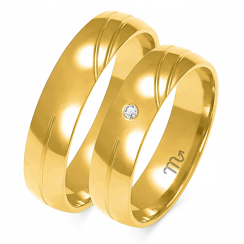14K ZLATÉ PRSTENE 5mm BRYLANT id A-141