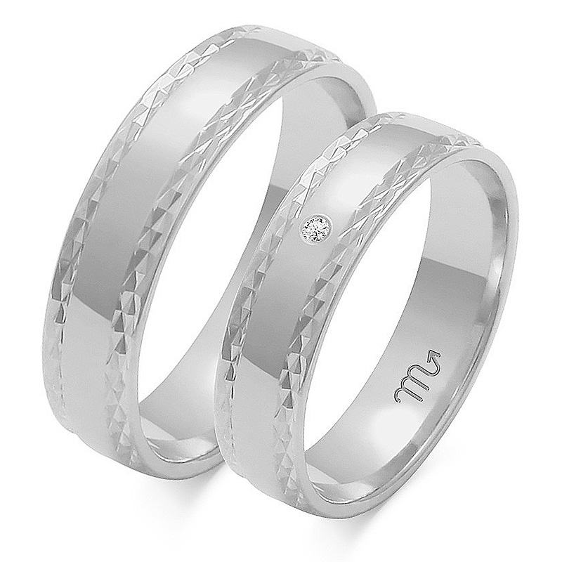14K ZLATÉ PRSTENE 5 mm BRYLANT id O-104