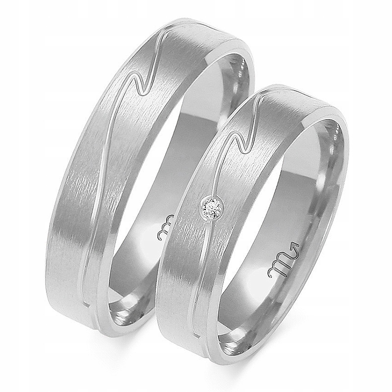 14K ZLATÉ PRSTENY 5 mm ZIRCONIA id A-135