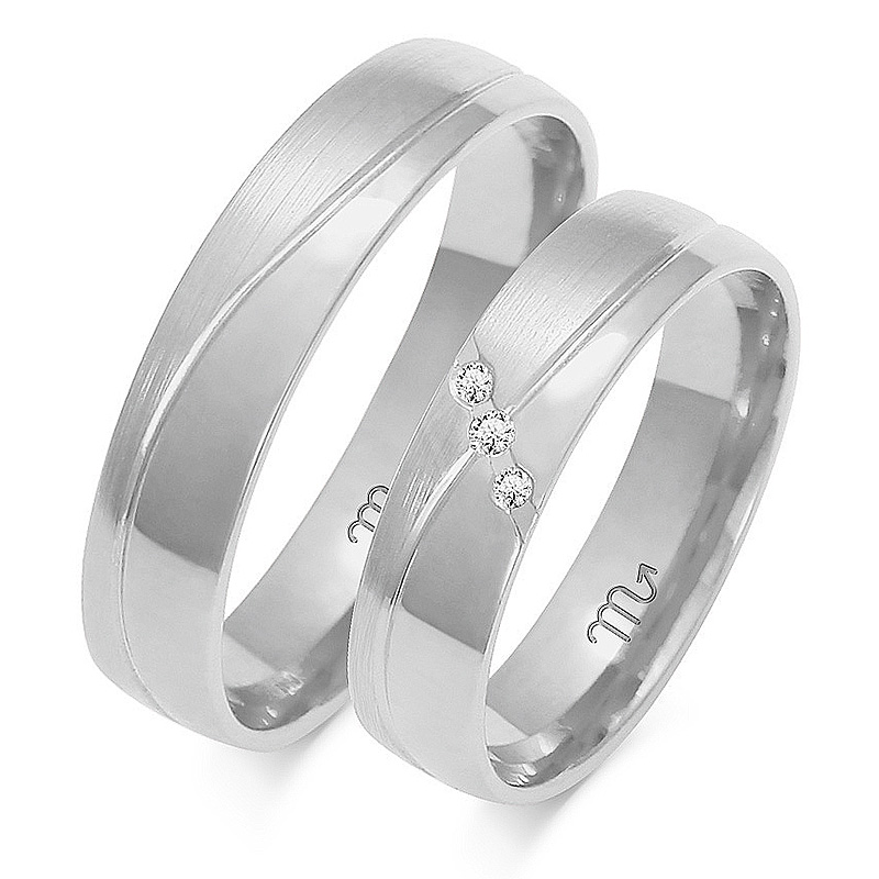 14K ZLATÉ PRSTENY 5 mm ZIRKÓNIA id A-215