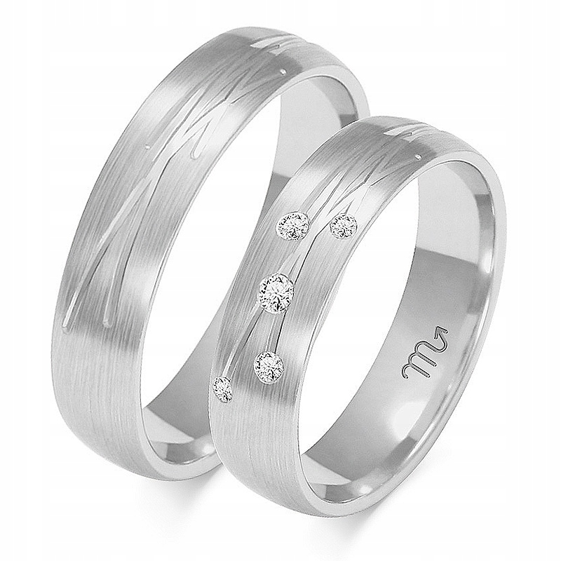 14K ZLATÉ PRSTENY 5 mm ZIRCONIA id O-137