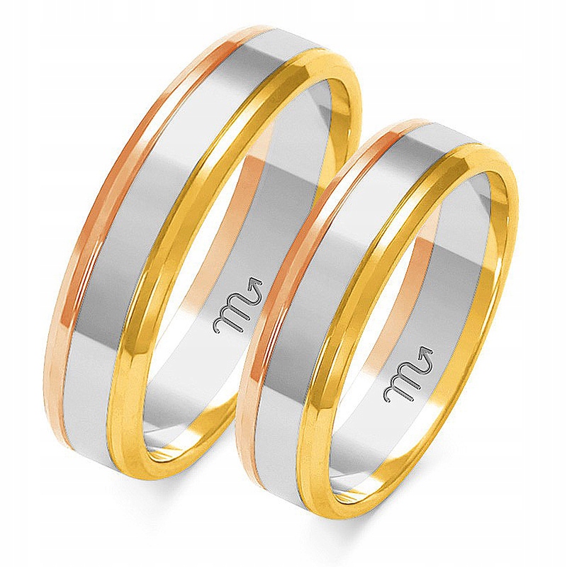 14K ZLATÉ PRSTENY 5 mm ID A-207