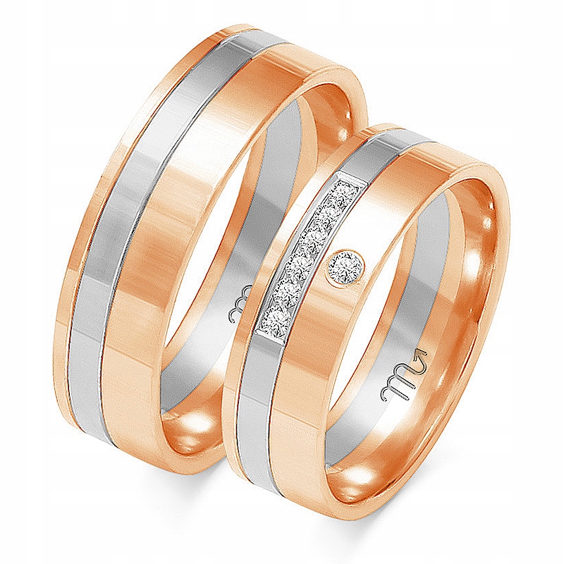 14K ZLATÉ RÁFKY 6 mm BRILLIANTS id OE-217