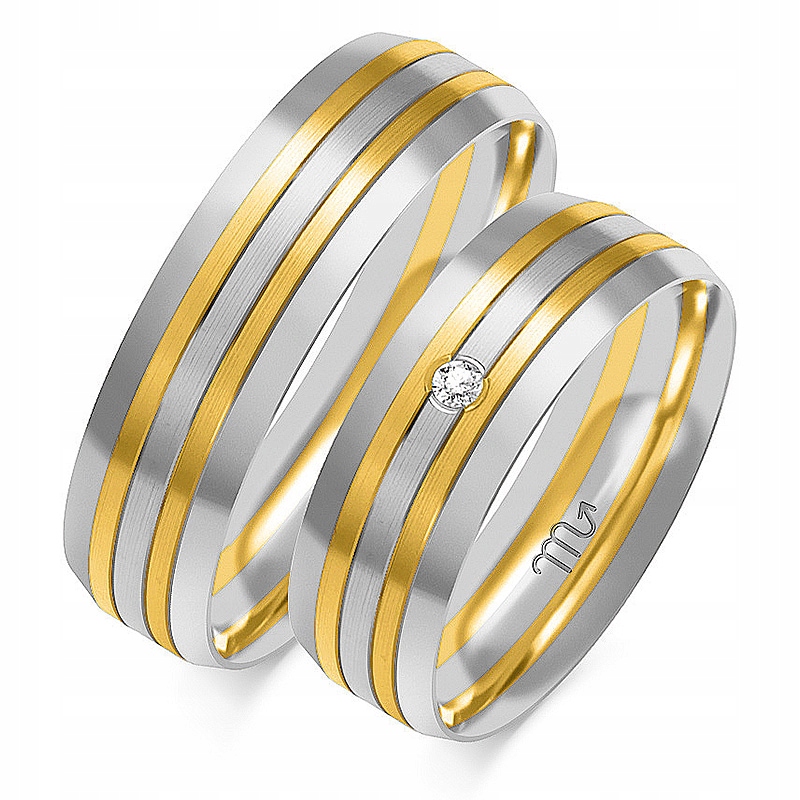 14K 6mm ZLATÉ RÁFKY ZIRCONIA id OE-74