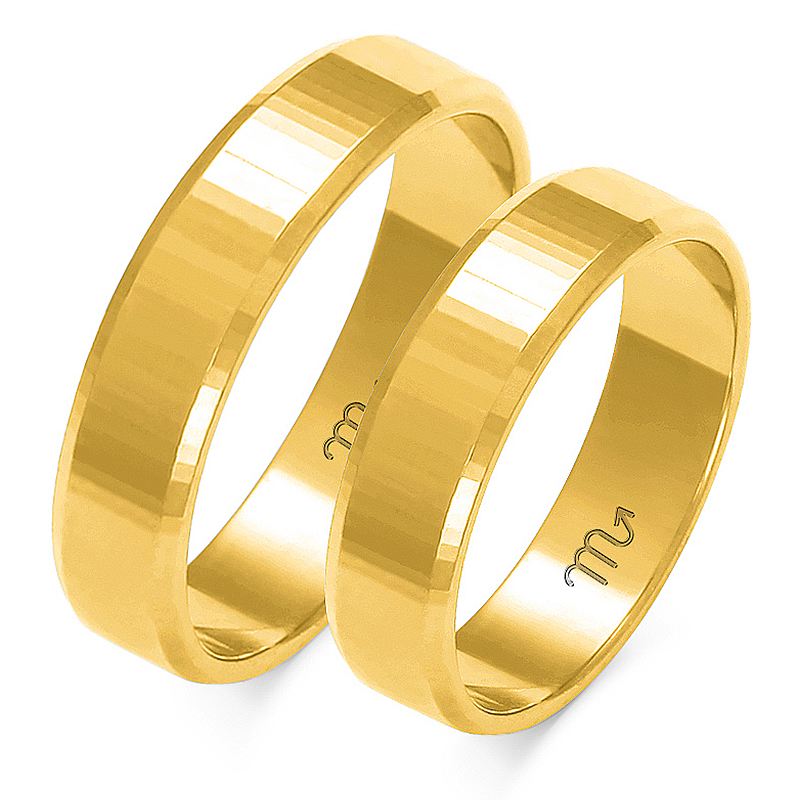 14K ZLATÉ BEADED PRSTENY 5,0 mm ID A-121
