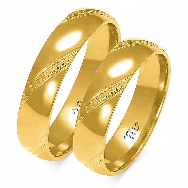 8K ZLATÉ PRSTENY 4 mm ID A-158