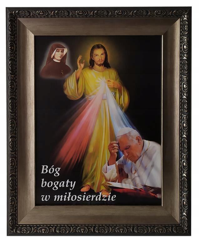 Obrázok v striebornom ráme 42x52 Ježišu, verím v vás