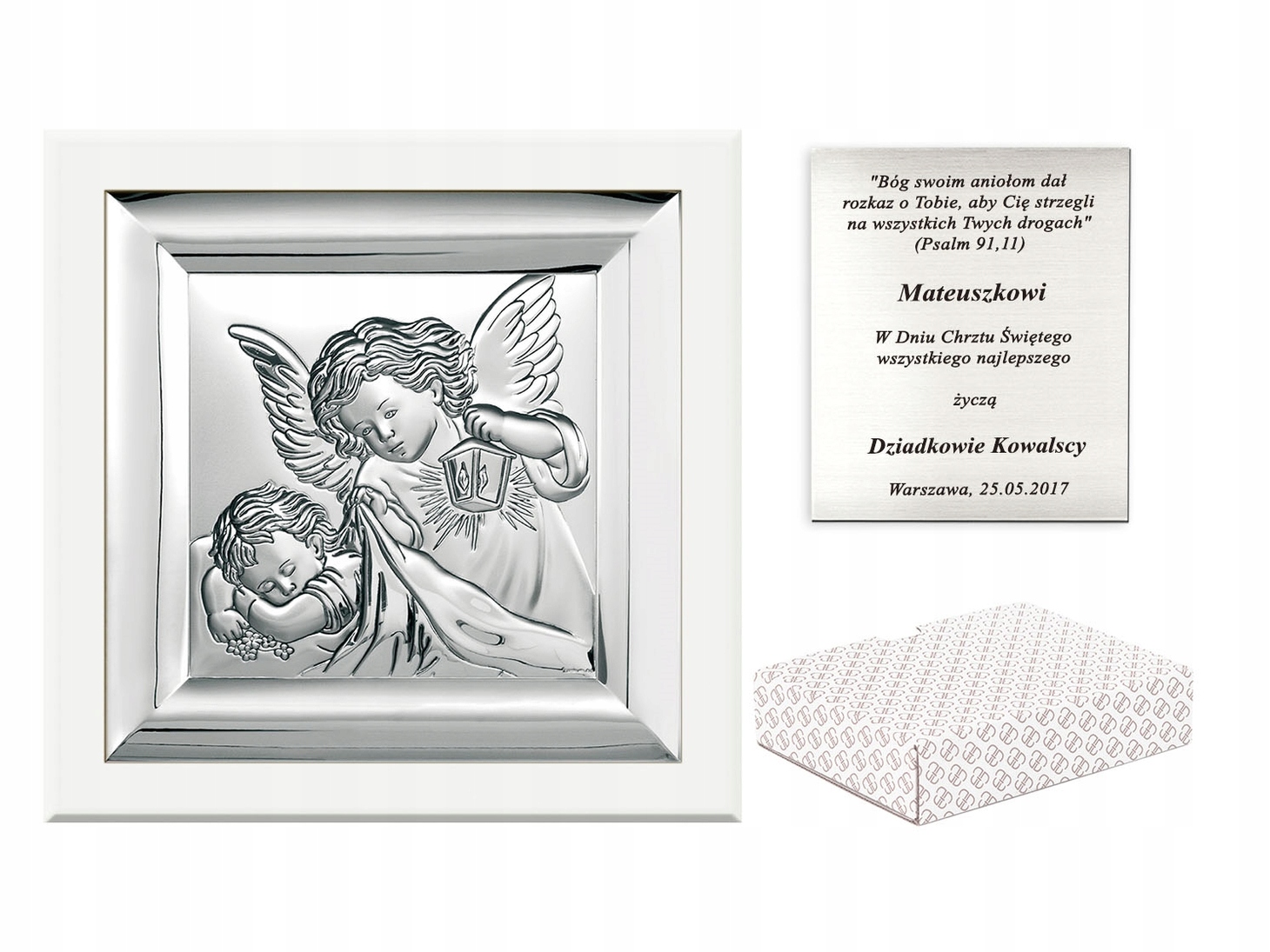 Obrázok Silver Guardian Angel Bianco +Graw Pr350