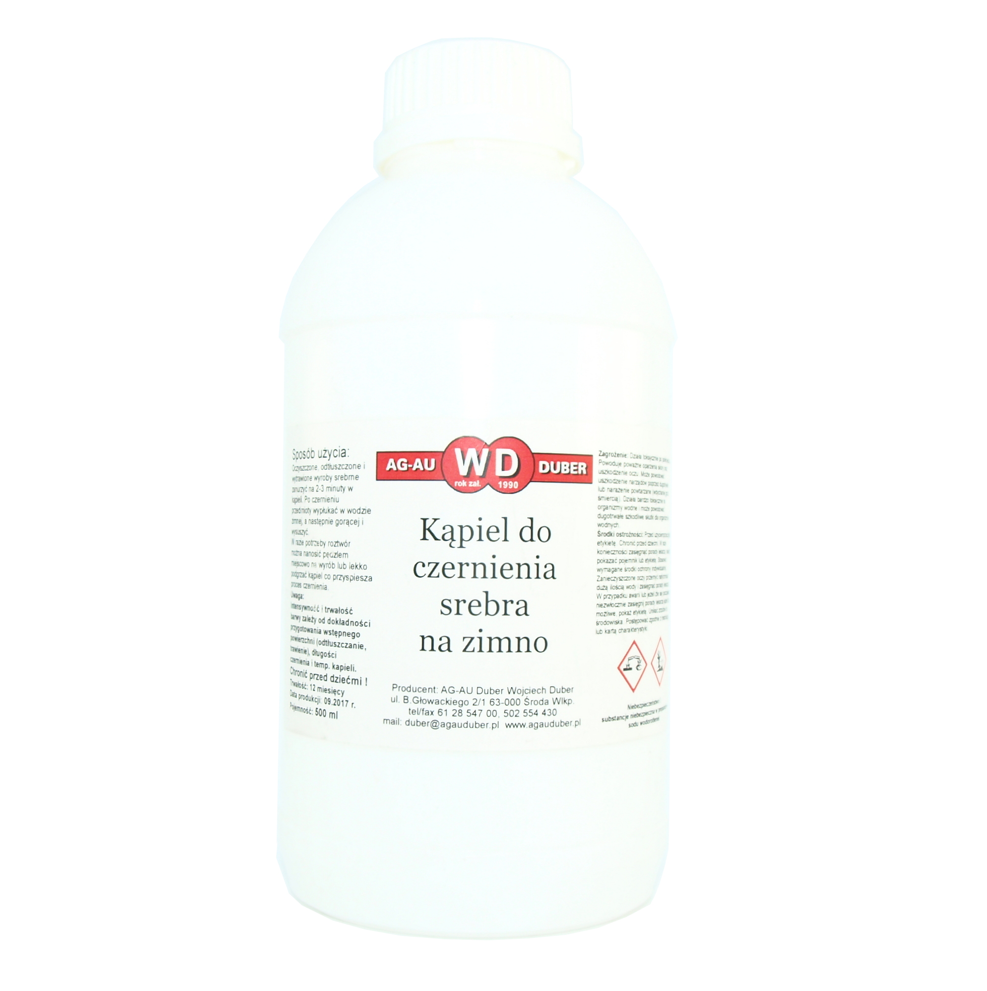 OKSYDA studený černiaci kúpeľ 500ml