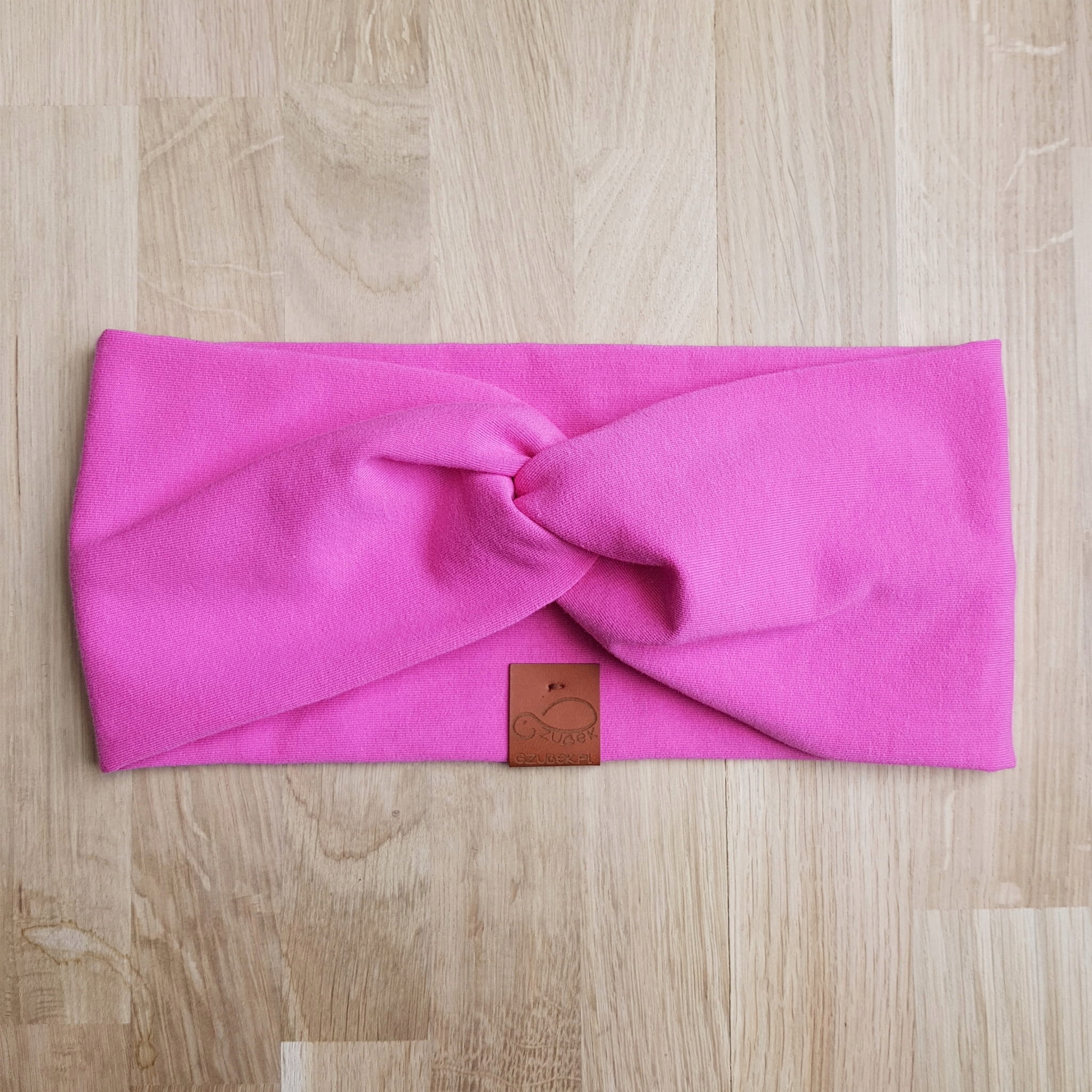 Čelenka Twist Turban Cotton Pink Fuchsia m