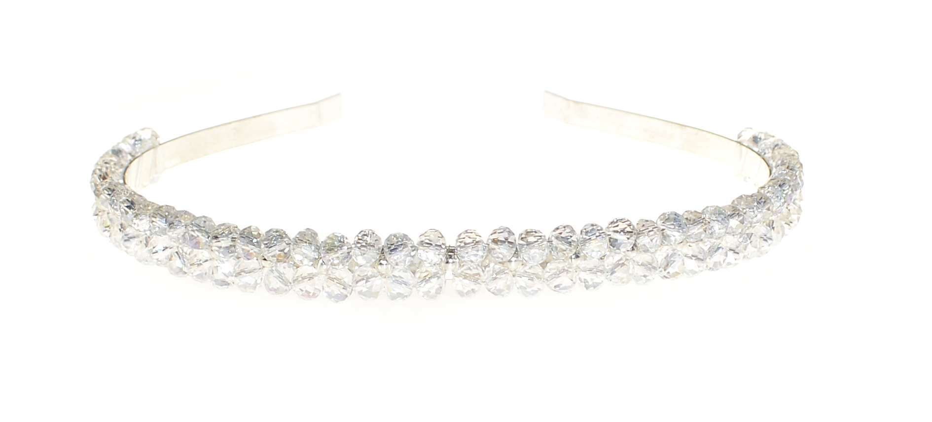 Diadem Wedding Band, AB Crystal Tiara Novinka