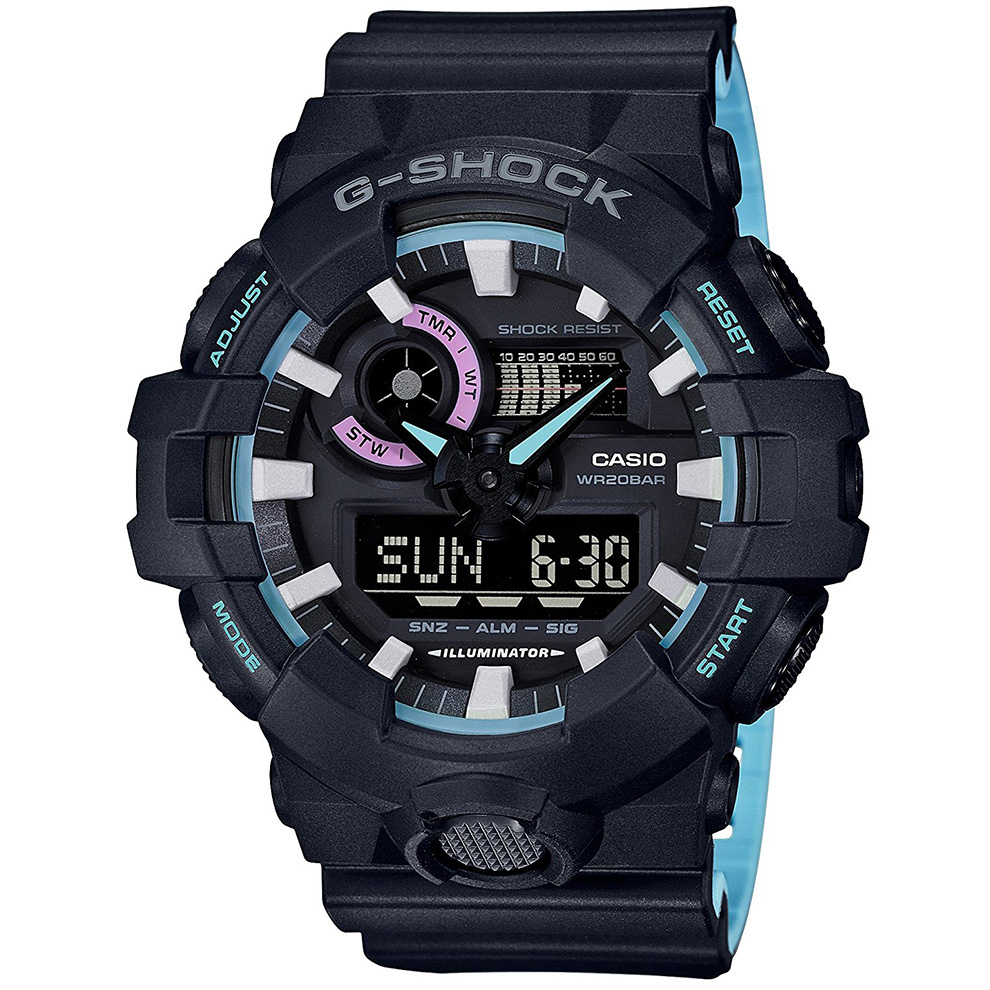 Pánské hodinky - Original Casio G-Shock GA-700PC-1 s balením