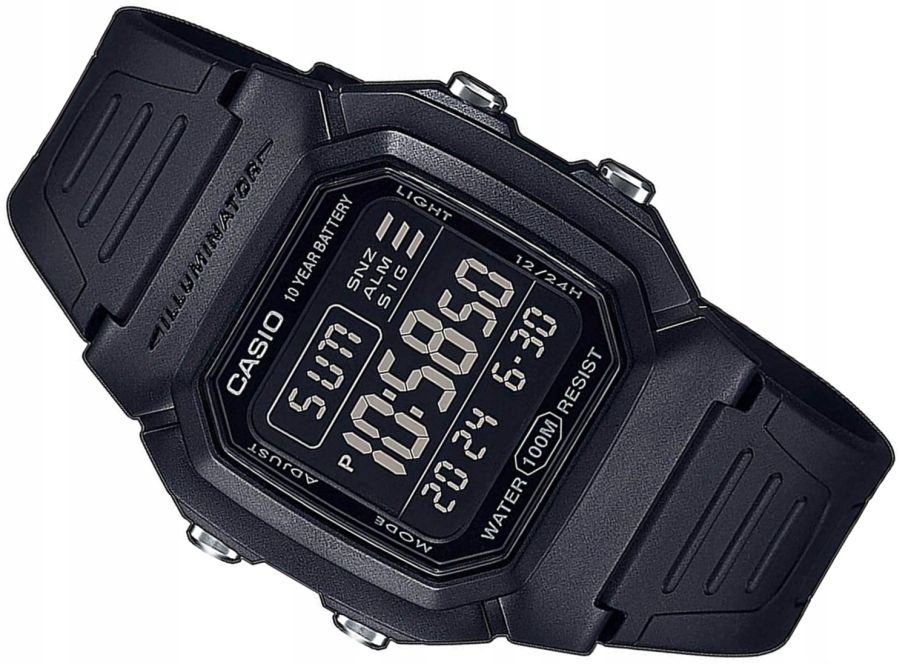 Pánské hodinky - Originálne športové hodinky Casio W-800H-1B +box