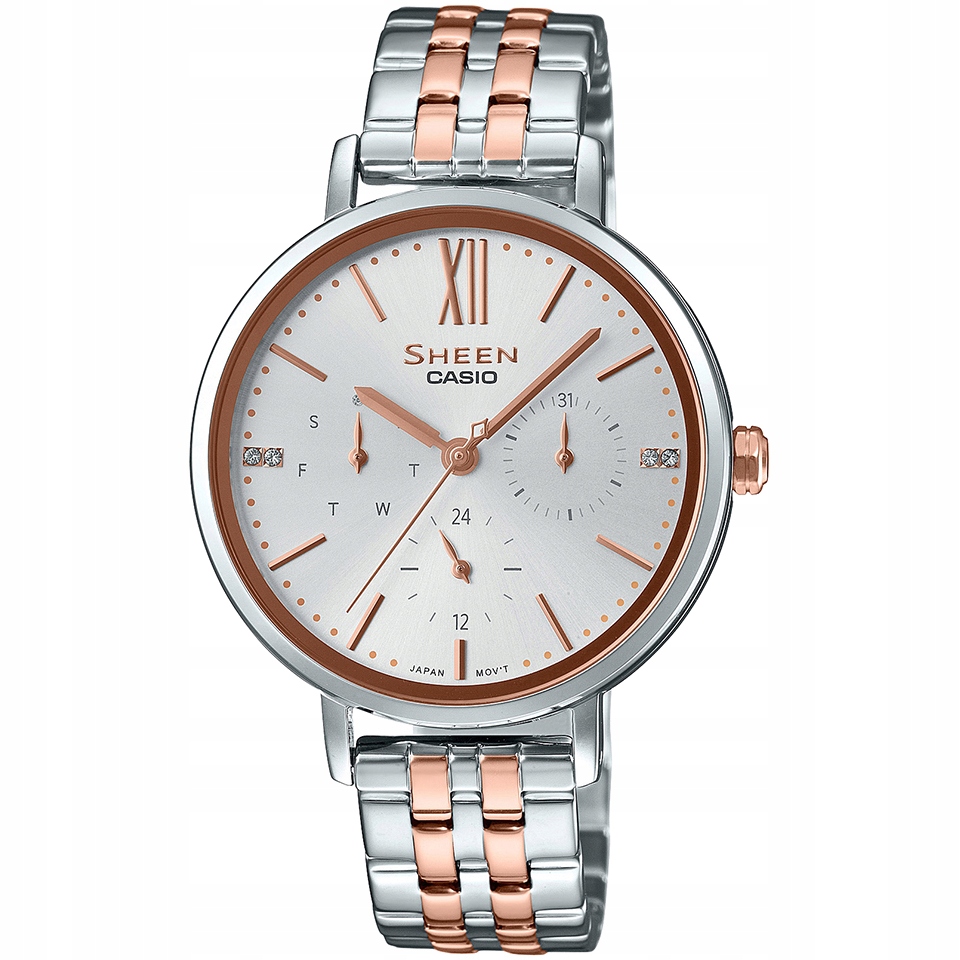 Dámske hodinky - Pôvodné hodinky Casio She-3064SPG-7 s balením