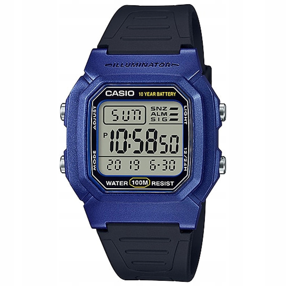 Pánské hodinky - Pôvodné hodinky Casio W-800HM-2 s balením