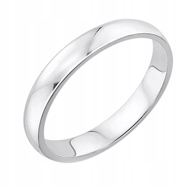 Prsteň z bieleho zlata 585 PLAIN CLASSIC šírka 2