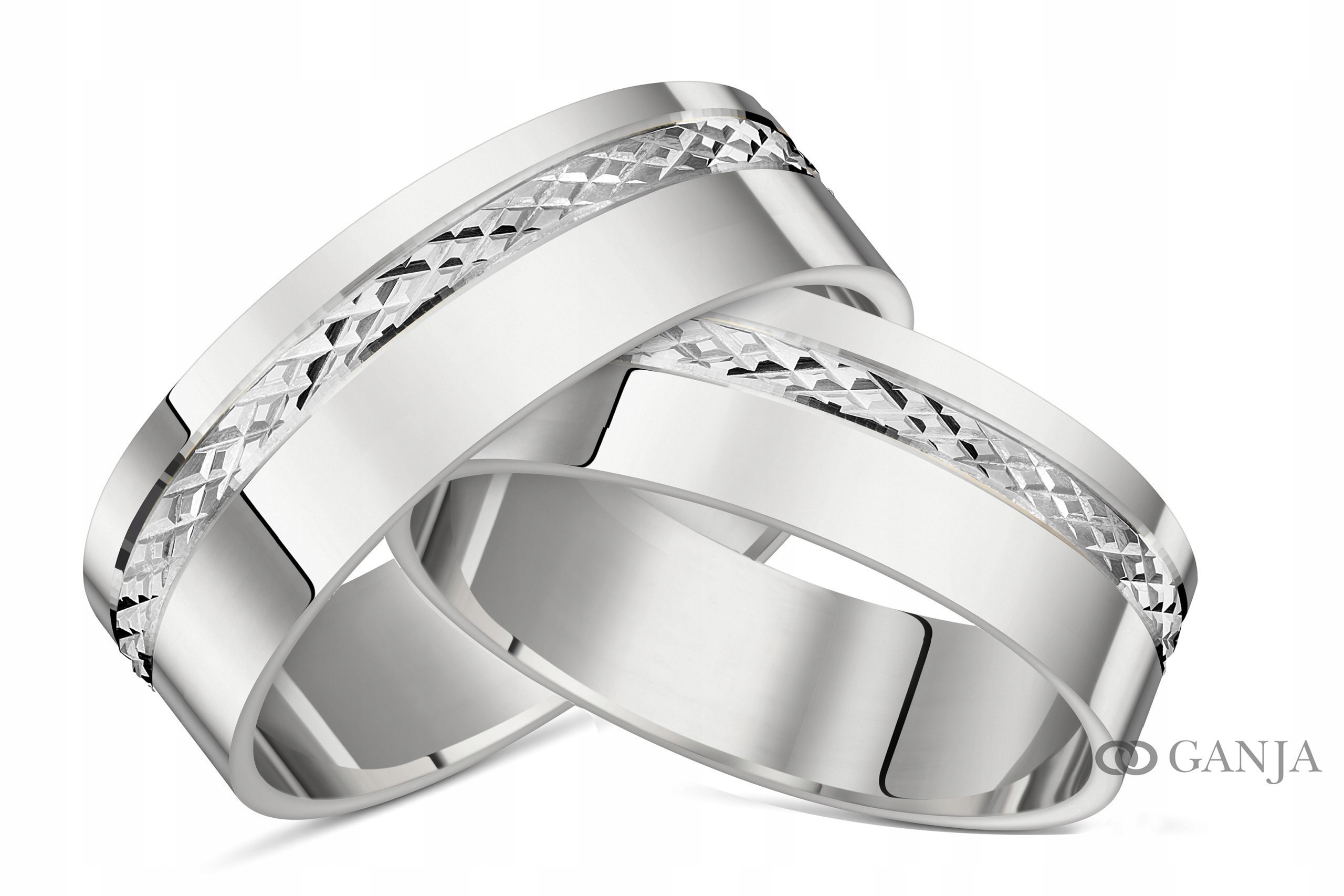 Strieborný prsteň 925 + Gravírovanie 7 mm OB37 bezšvové SVADBY
