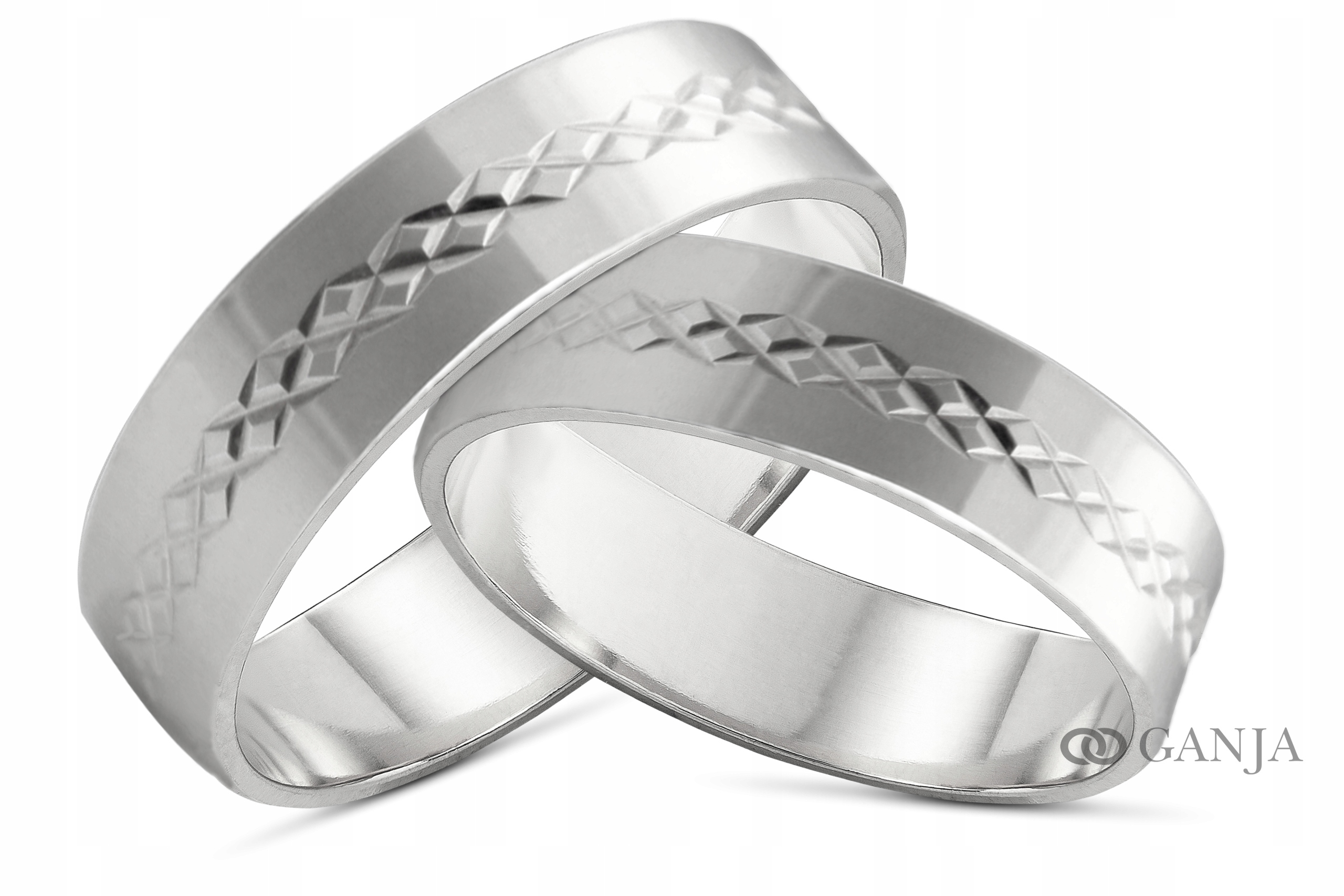 Strieborný snubný prsteň 925+Gravírovanie 4 mm ob48 Svadba