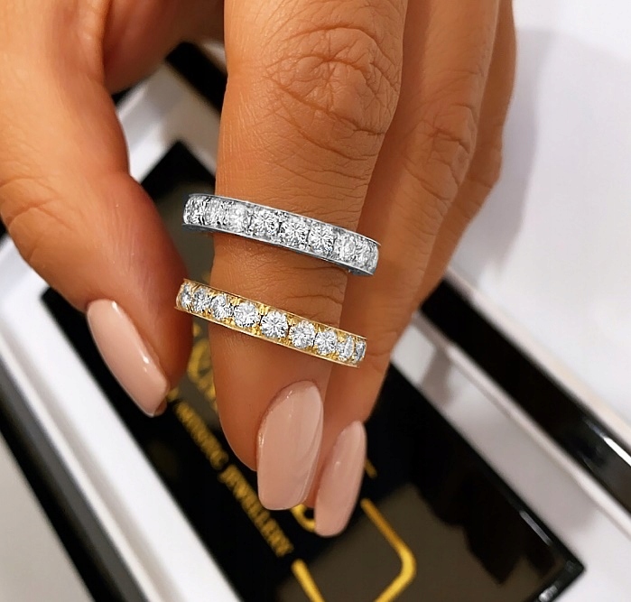 FullDiamondBand #luysznebands snubný prsteň