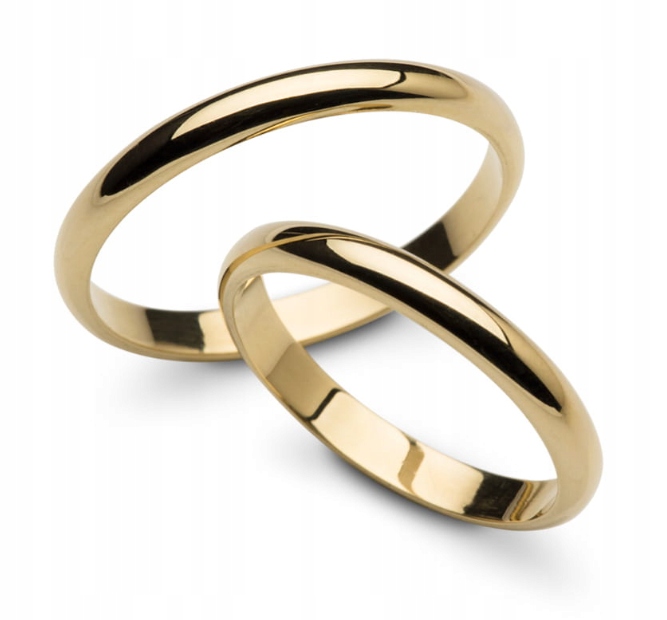 Snubné prstene Pair English Gold 585, 3 mm, 4 g