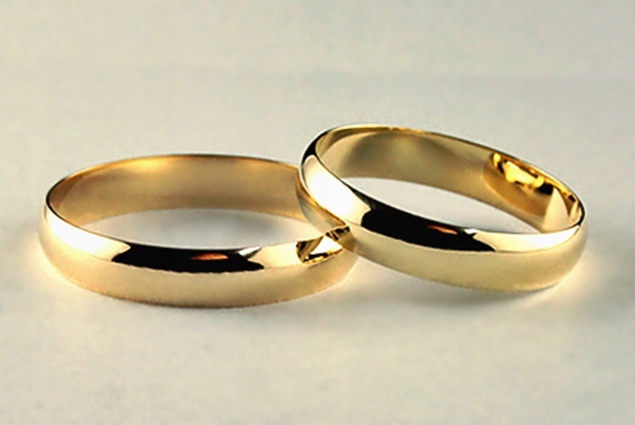 Snubné prstene Pair English Gold 585, 4 mm, 5 g