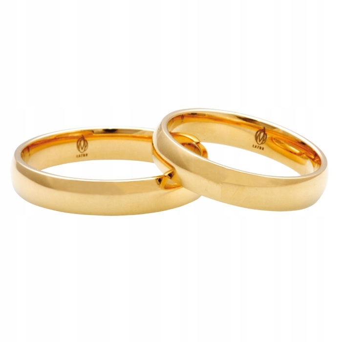 Klasické zlaté prstene, okrúhle, 3 mm, 375