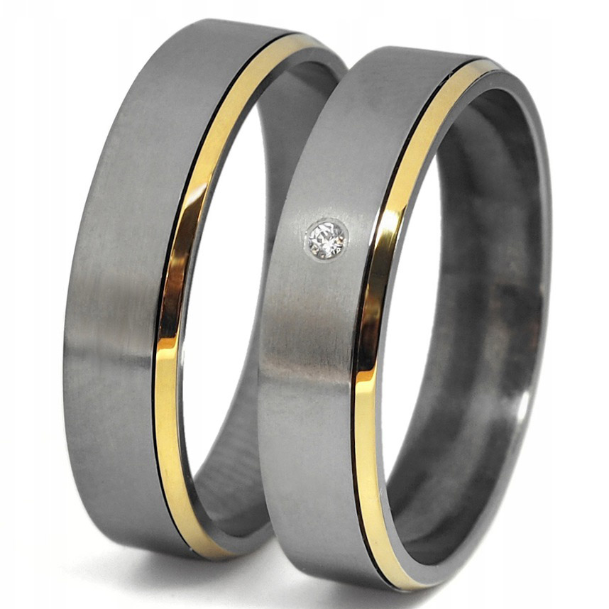 Svadobné snubné prstene Titan Gold Pr.585 | TG17