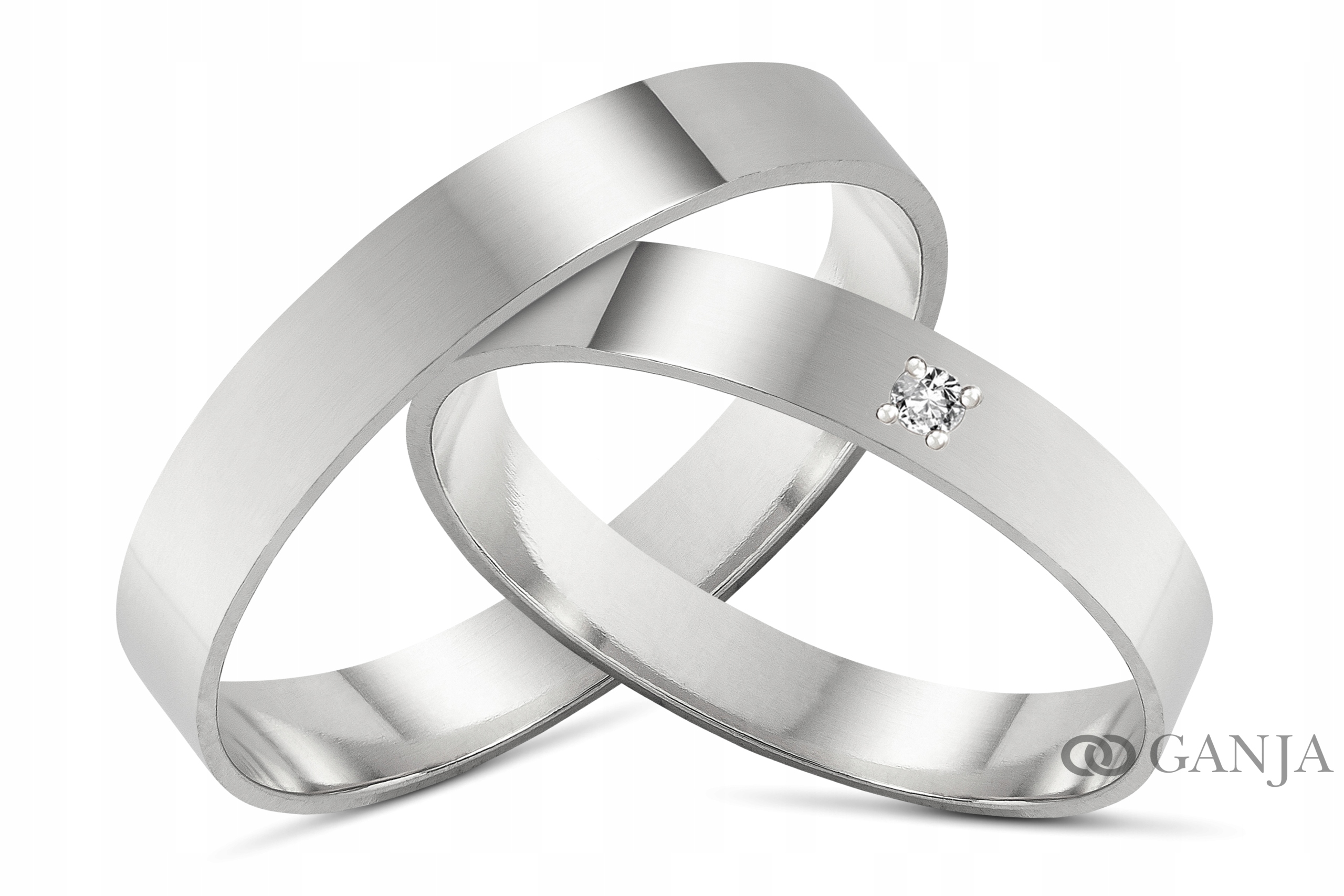 Strieborné snubné prstene 925 +gravírovanie 3 mm G39 +svadobný zirkón