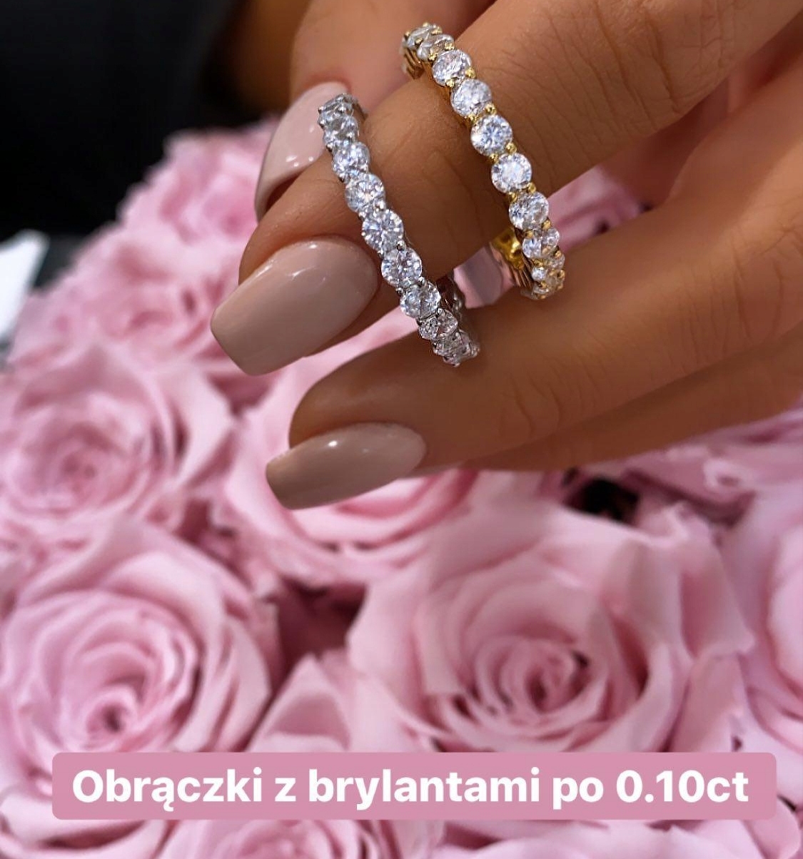 Zlaté snubné prstene s diamantmi, každý po 0,10 ct. PÁNSKE ZADARMO