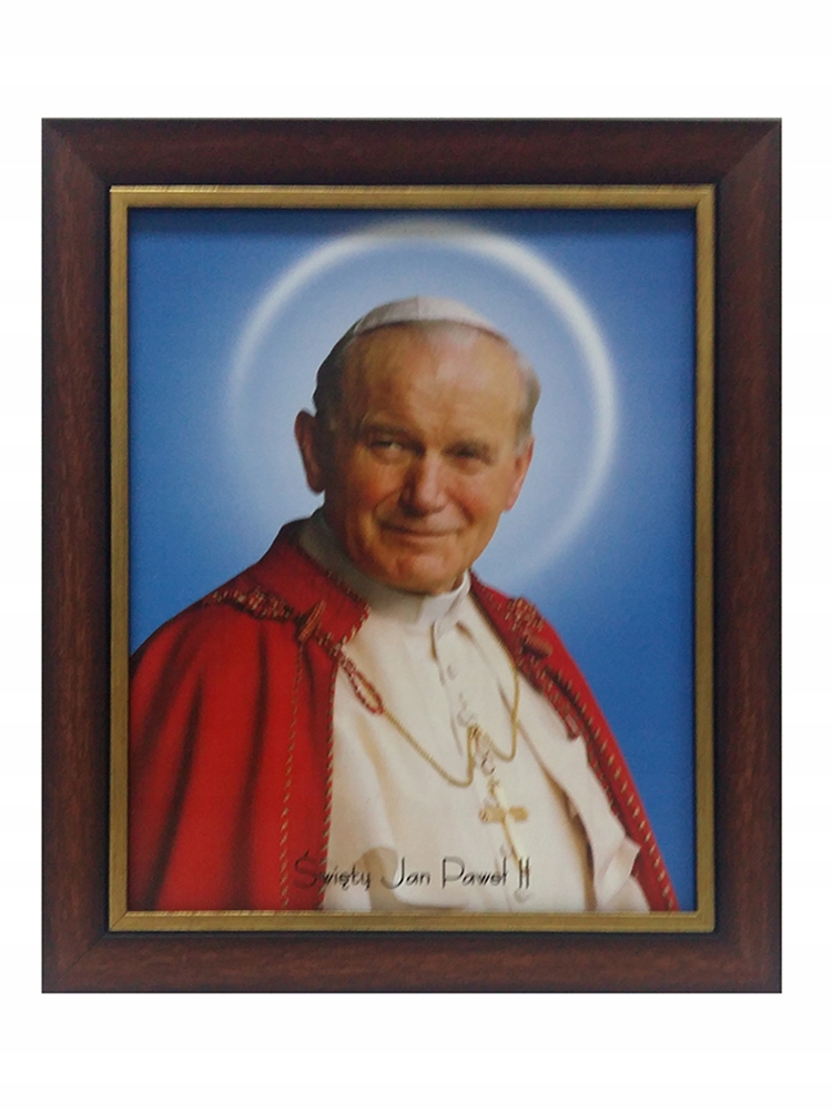 Obrázok 29x24cm Saint. Rám Ján Pavol II ... - 61469