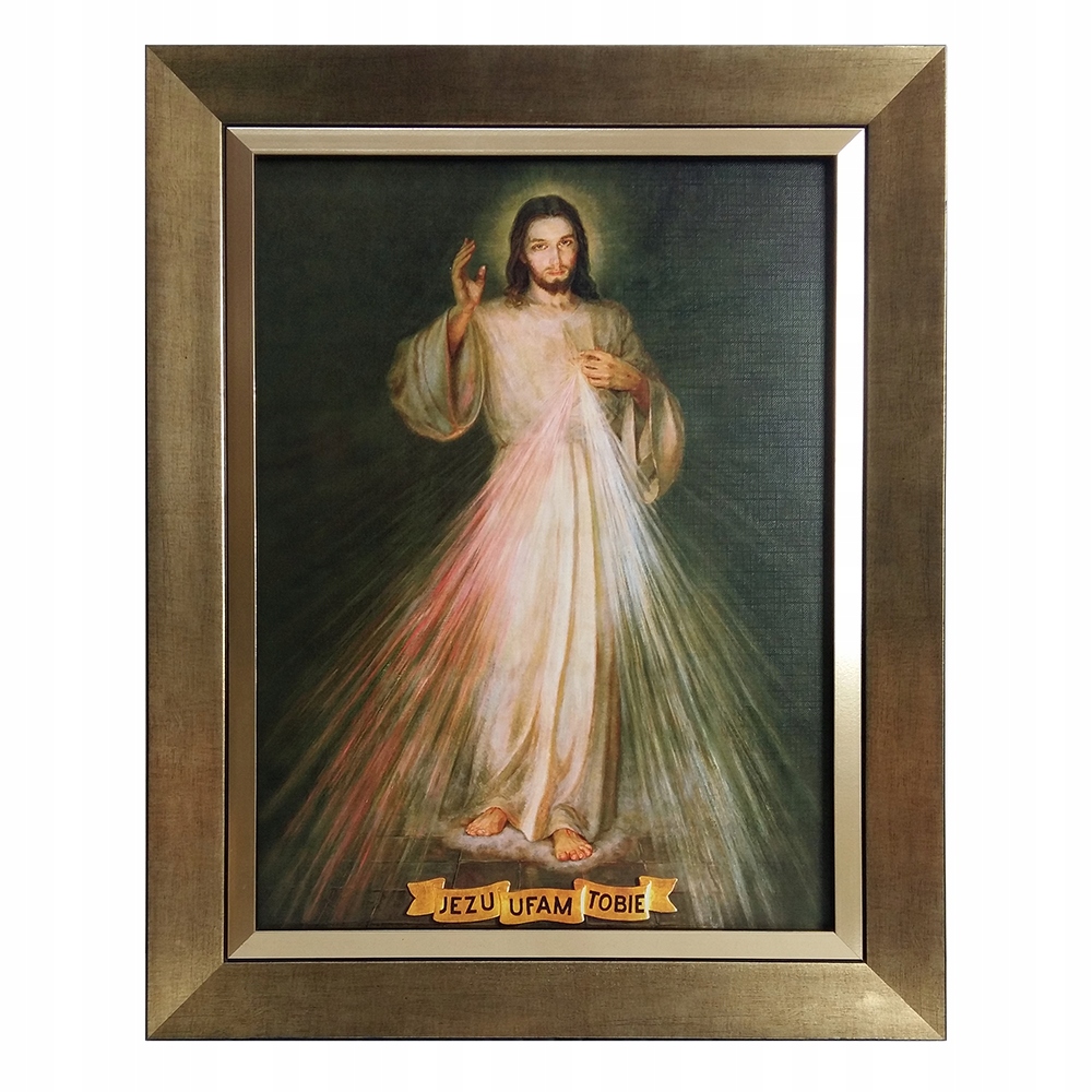 Obrázok 30x40cm Ježiš, verím vám, rám ... - 62485