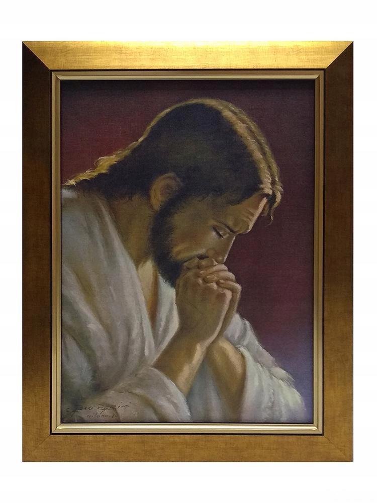 Obrázok 30x40cm Pán Ježiš modlitebný rám ... - 00081