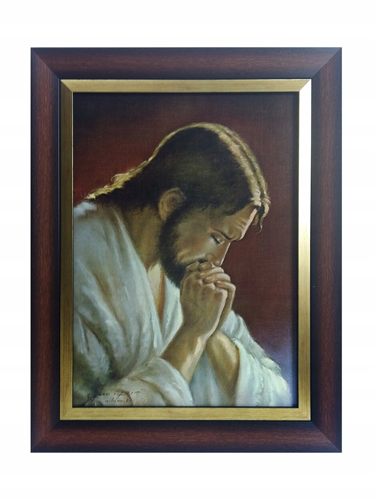 Obrázok 30x40cm Pán Ježiš modlitebný rám ... - 58109
