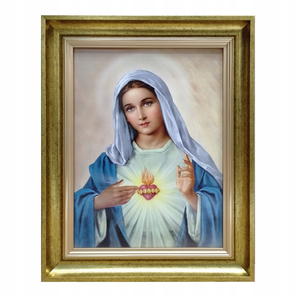 Obrázok 30x40cm Srdce rámca Panny Márie ... - 35959