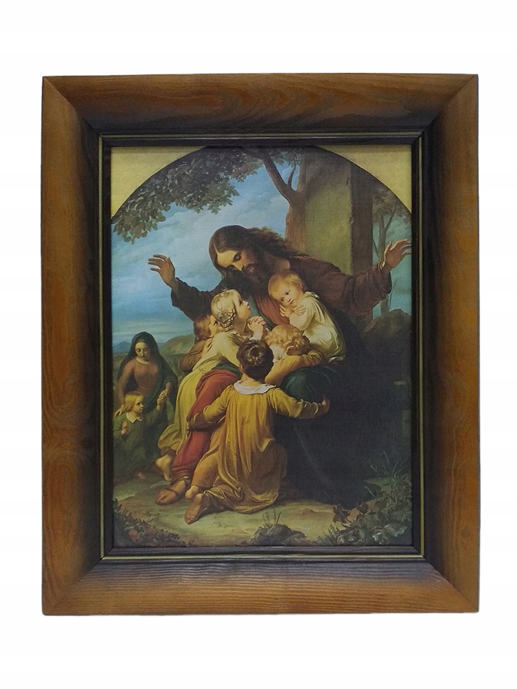 Obrázok 40x50 cm Pán Ježiš s deťmi v ... - 400 000