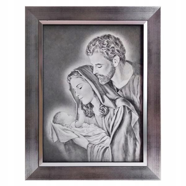 Obrázok 50x70cm Saint. Šedá rodina na ... - 02237